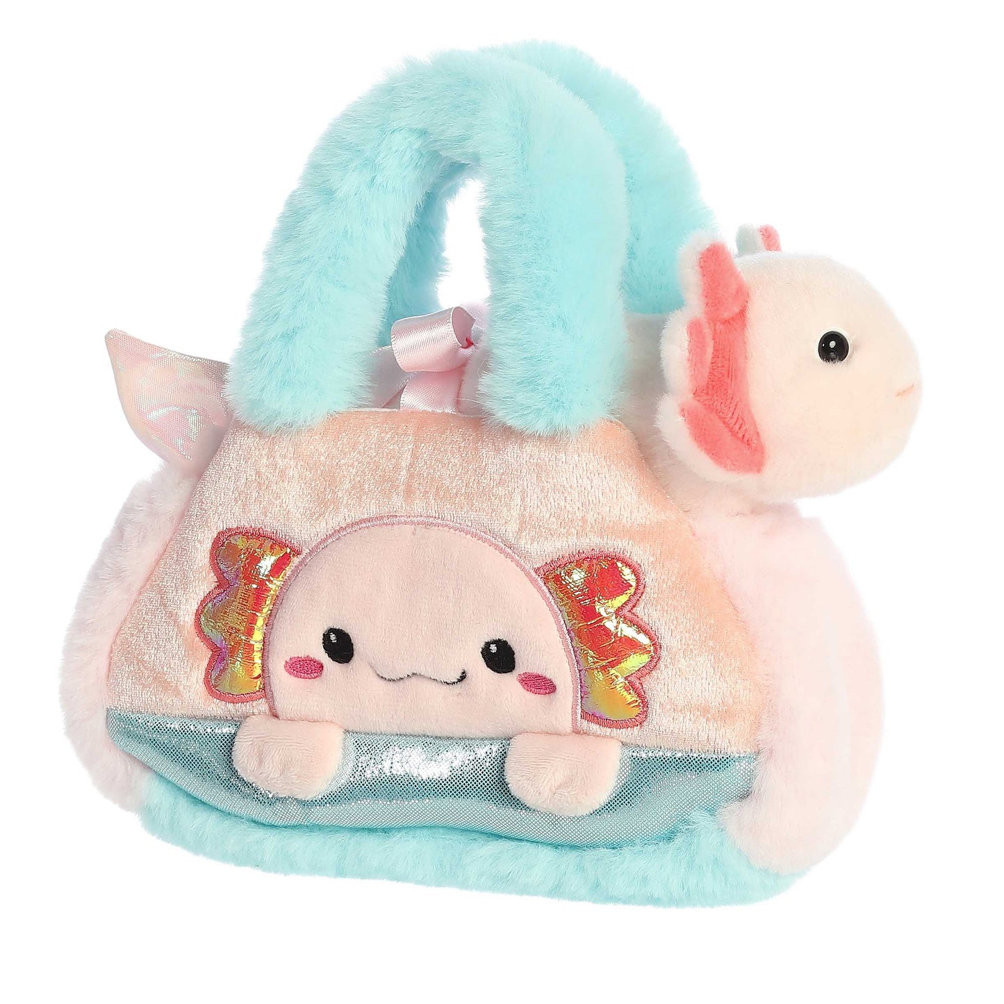 Peek-A-Boo Axolotl - Fancy Pals 7.5"