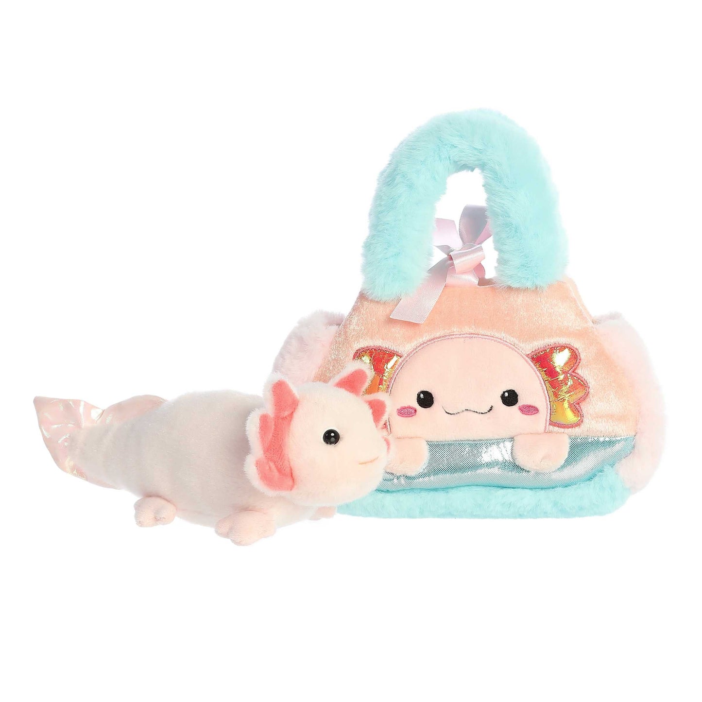 Peek-A-Boo Axolotl - Fancy Pals 7.5"