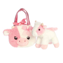 Fuzzy Face Strawberry Cow - Fancy Pal 8"