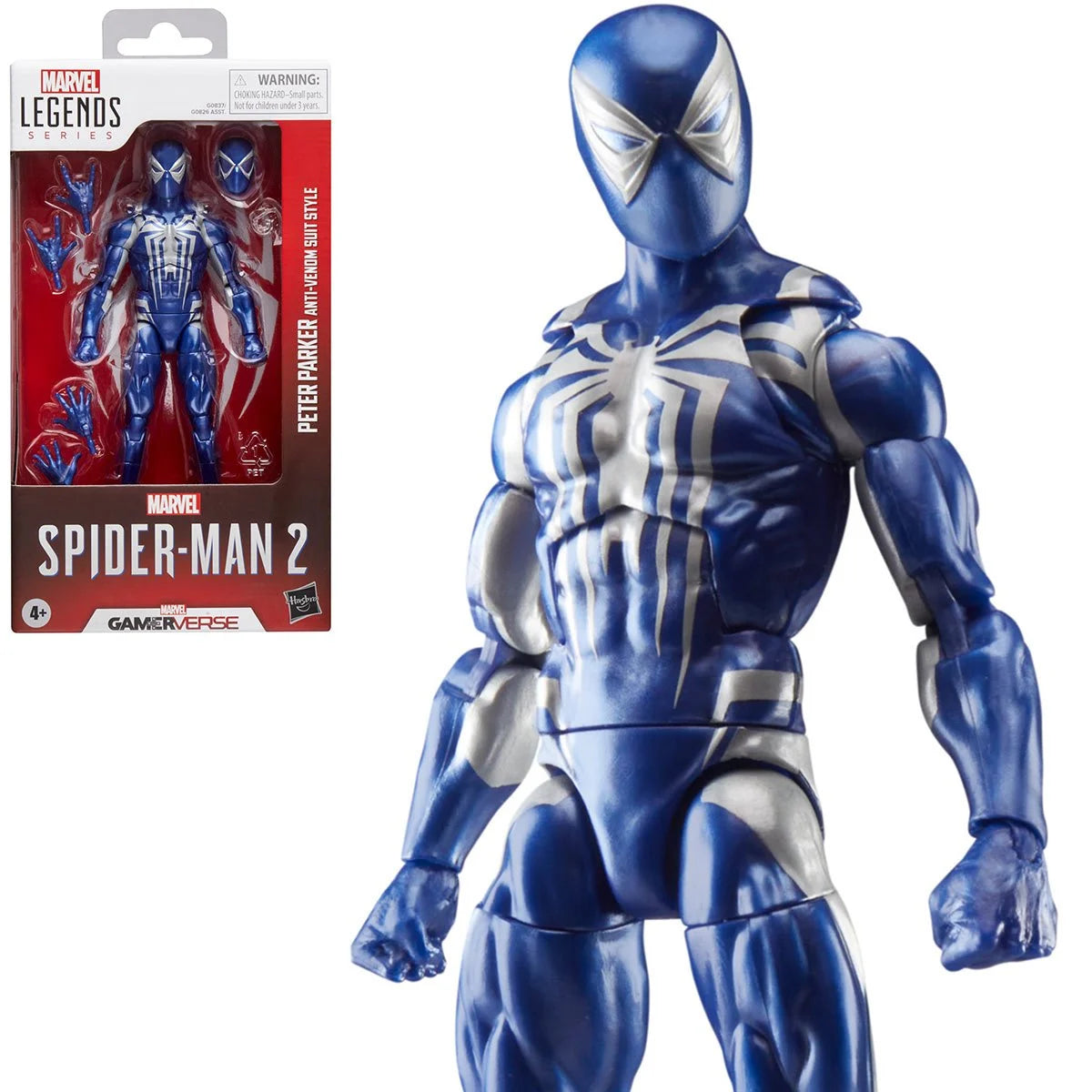 Marvel Legends Spider-Man Gamerverse Peter Parker Anti-Venom Suit Style 6-Inch Action Figure
