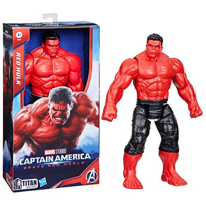 Captain America Brave New World, Titan Hero Deluxe Red Hulk 12-Inch Action Figure