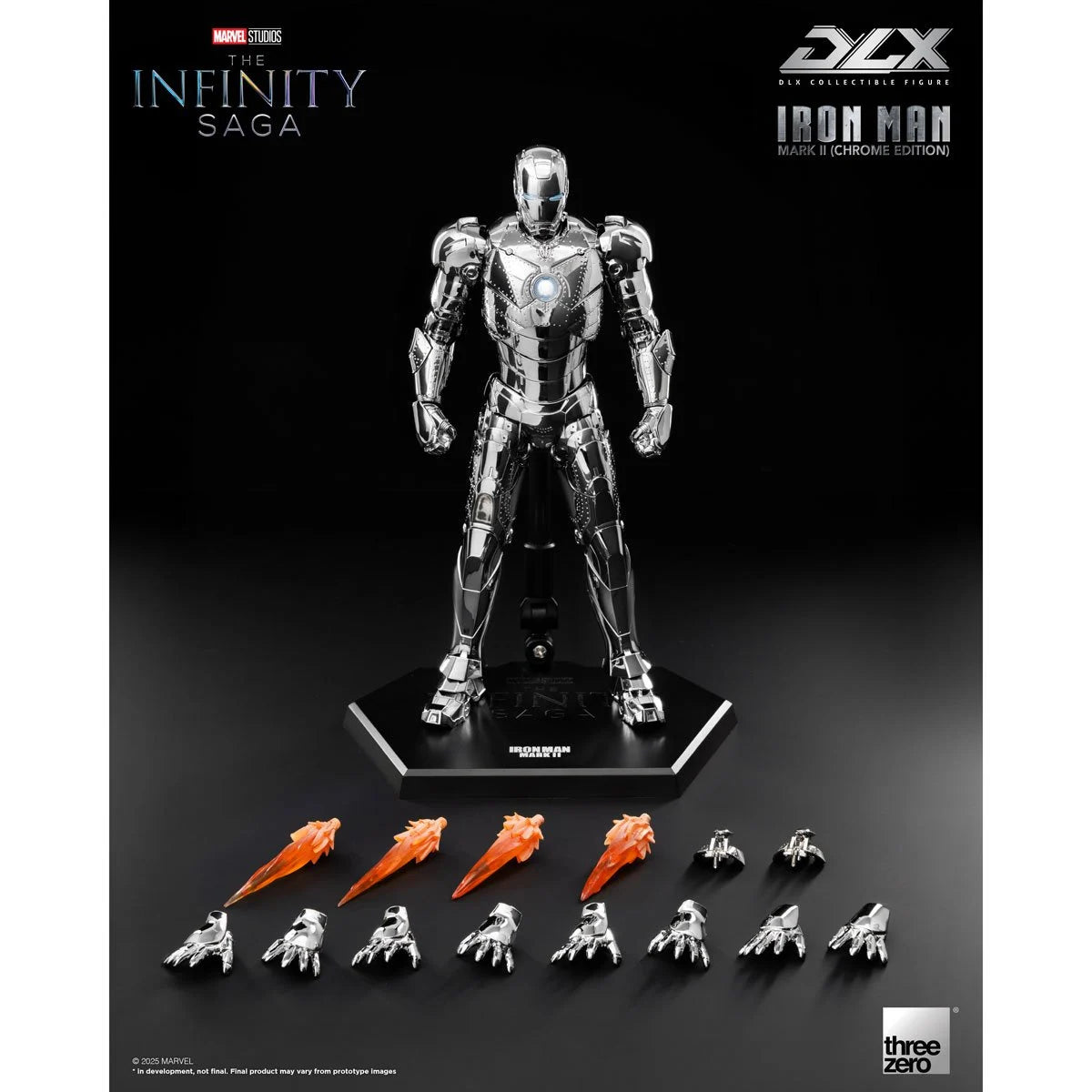 Marvel Infinity Saga Iron Man Mark 2 Chrome DLX