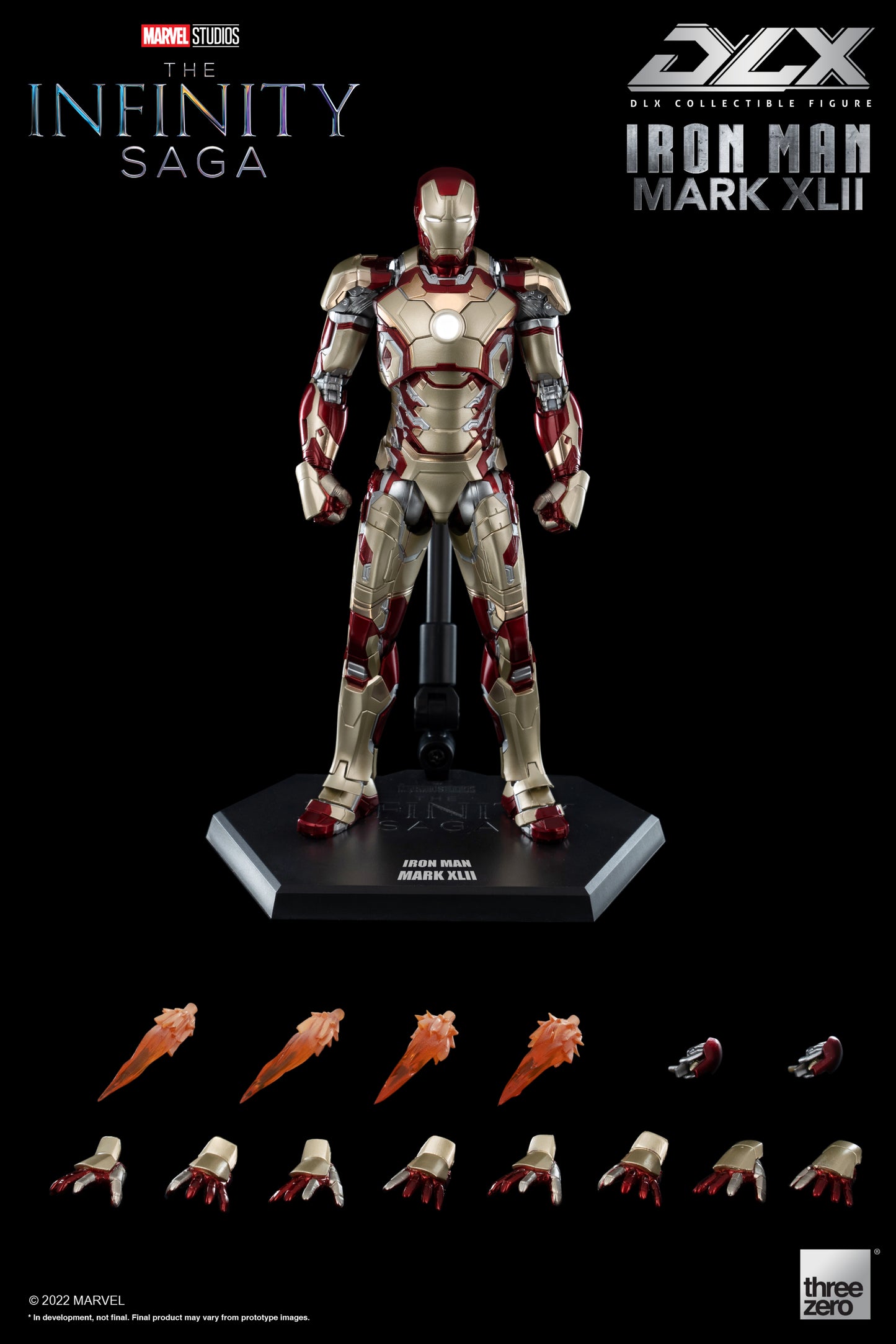 Marvel Infinity Saga Iron Man Mark 42 DLX Action Figure