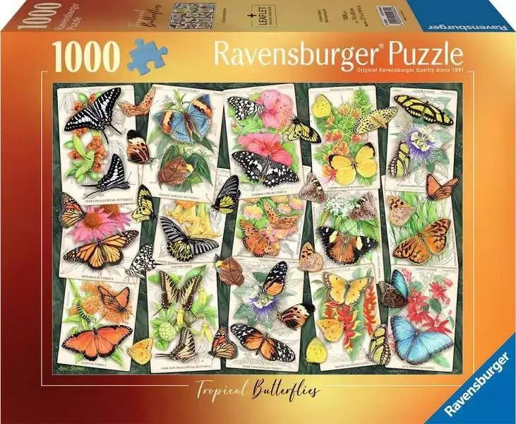 Tropical Butterflies 1000 Pc Puzzle