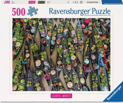 Floating Market, Indonesia 500pc Puzzle