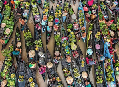 Floating Market, Indonesia 500pc Puzzle