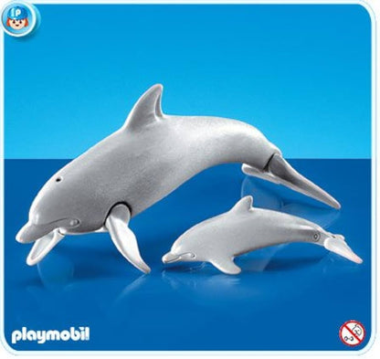 Dolphin with baby (PM-7363)