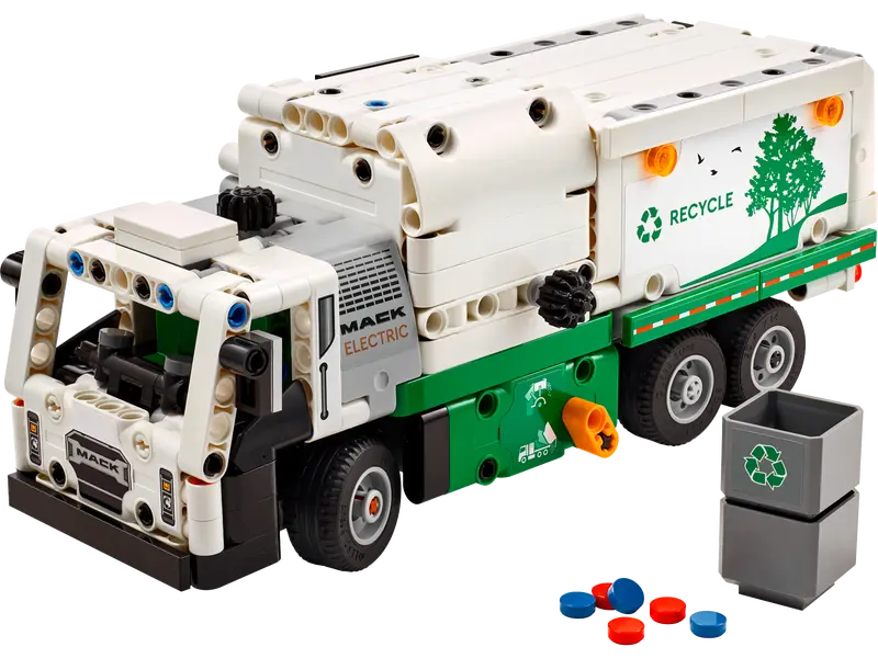 LEGO® Technic™ Mack LR Electric Garbage Truck (42167)