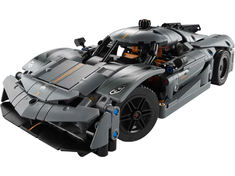 LEGO® Technic™ Koenigsegg Jesko Absolut Gray Hypercar (42173)