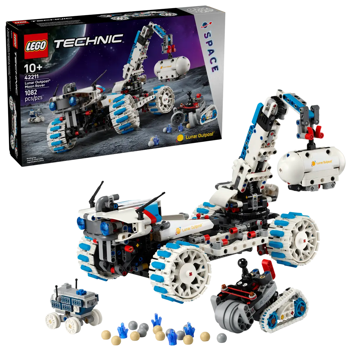 LEGO® Technic™ Lunar Outpost - Moon Rover Space Vehicle (42211)