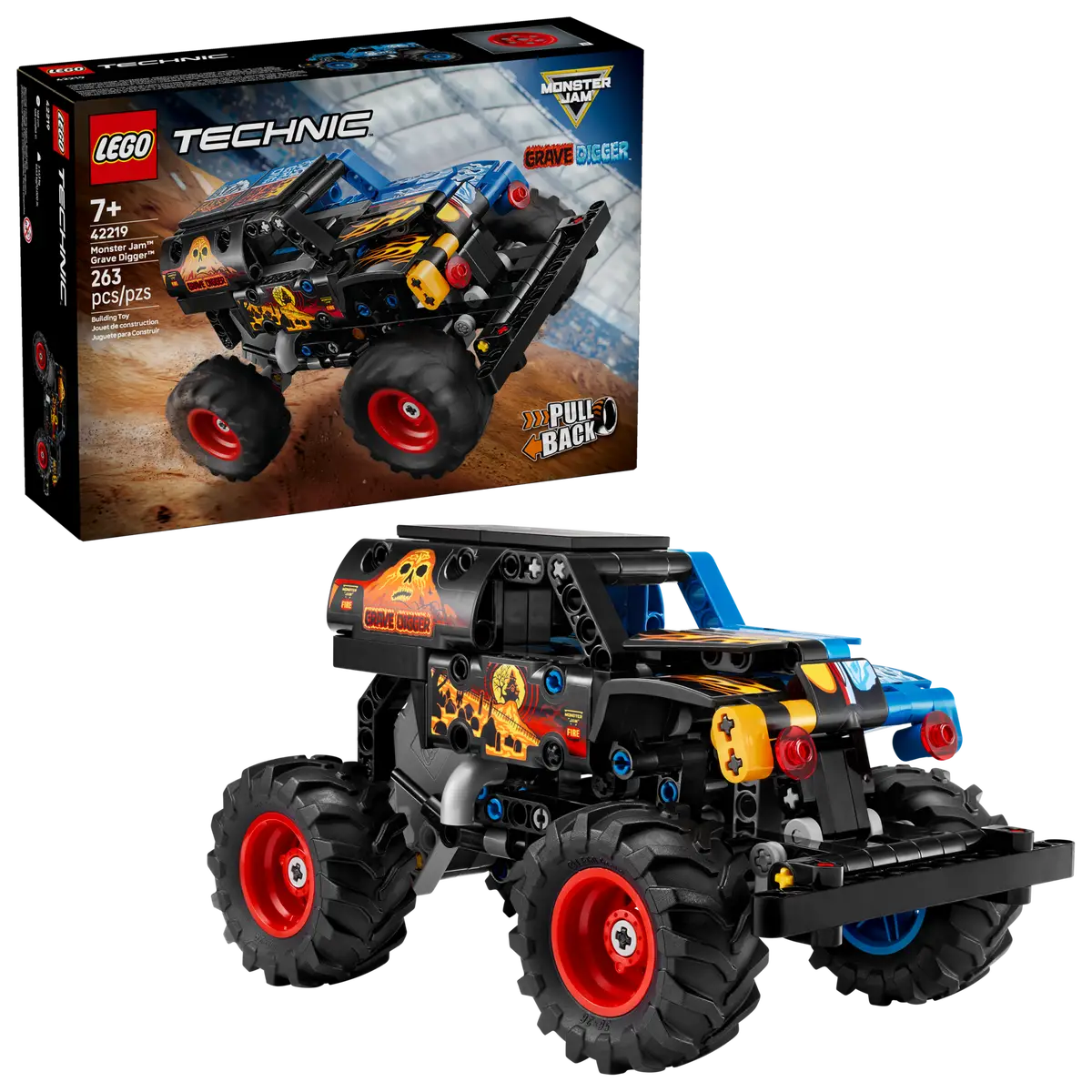 LEGO® Technic™ Monster Jam Grave Digger Fire and Ice (42219)