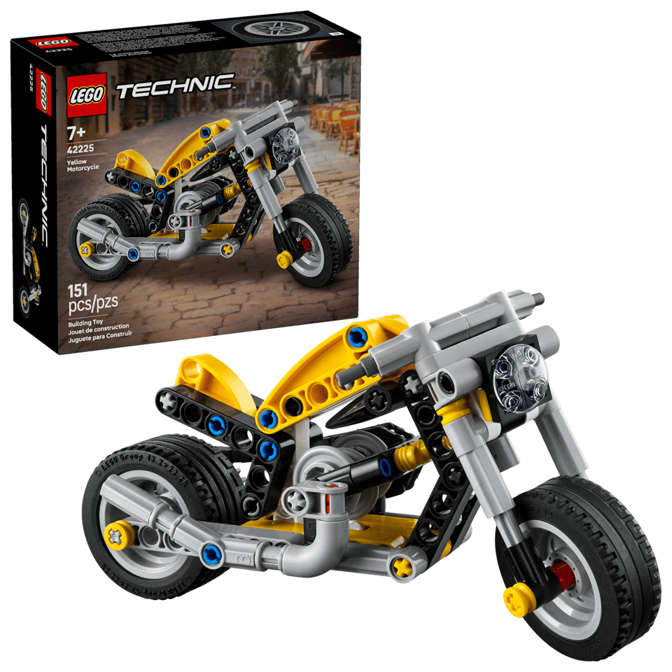 LEGO® Technic™ Yellow Motorcycle (42225)