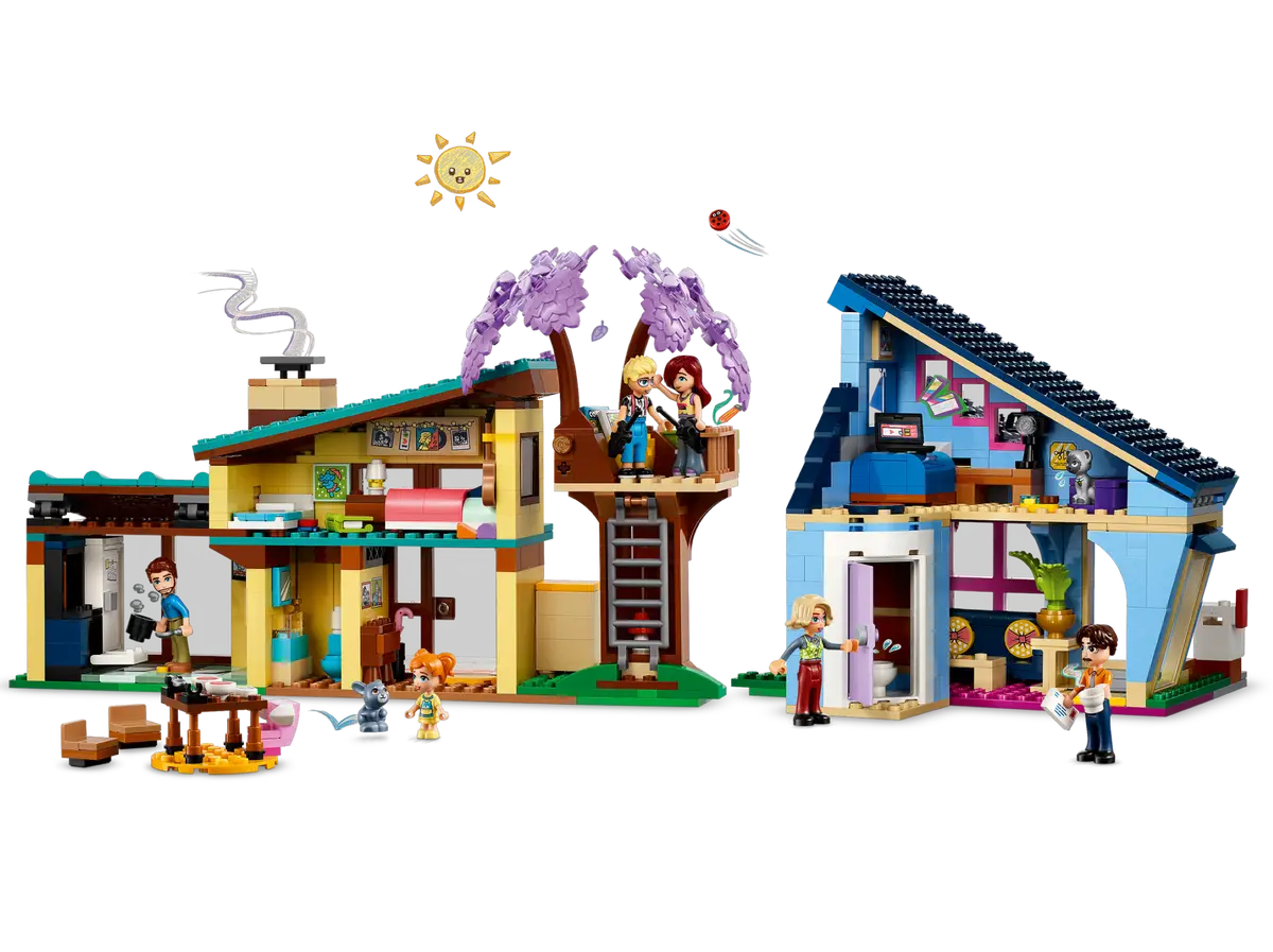 LEGO® Friends Olly and Paisley's Family Houses (42620)