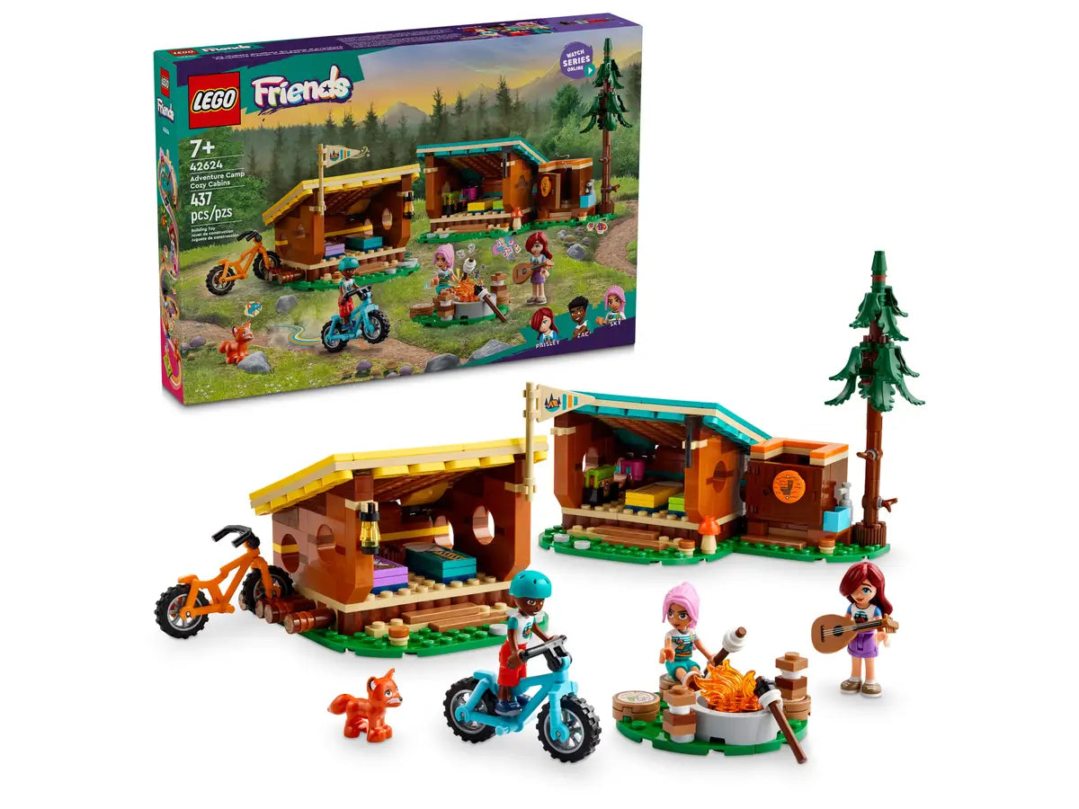 LEGO® Friends Adventure Camp Cozy Cabins (42624)