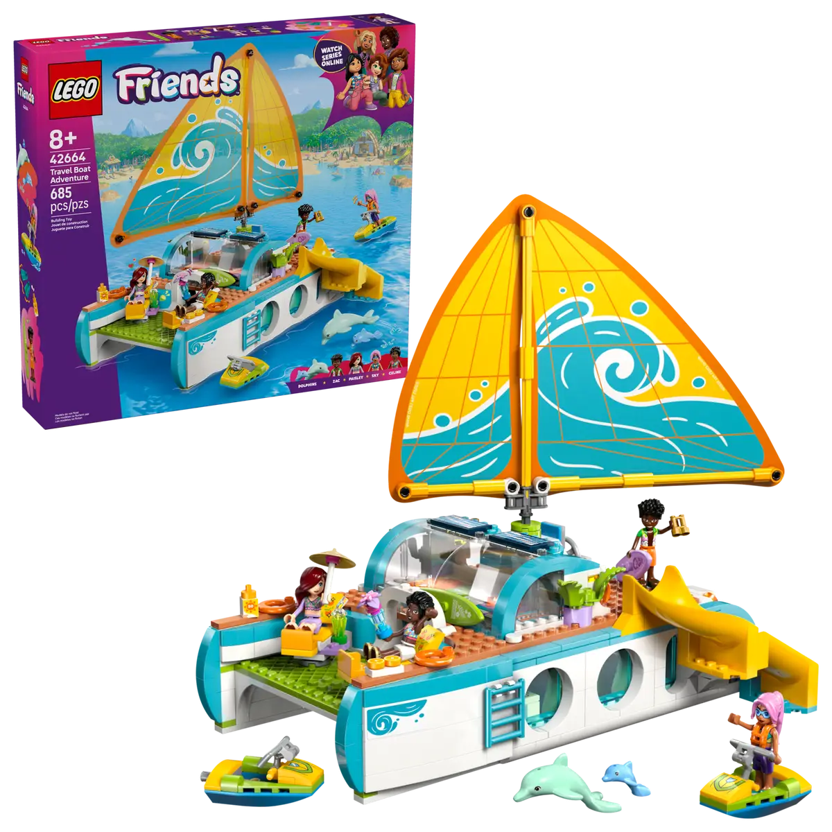 LEGO® Friends Travel Boat Adventure (42664)