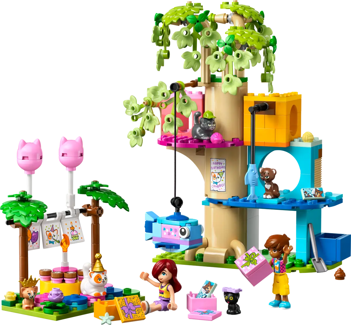 LEGO® Friends Cat Birthday Party & Tree House (42666)