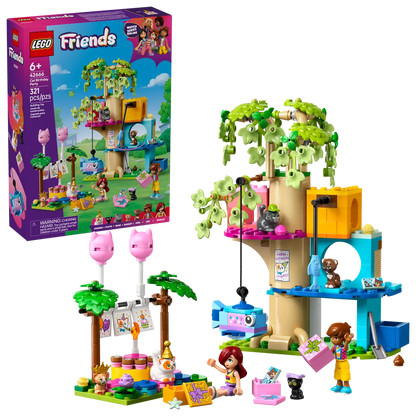 LEGO® Friends Cat Birthday Party & Tree House (42666)