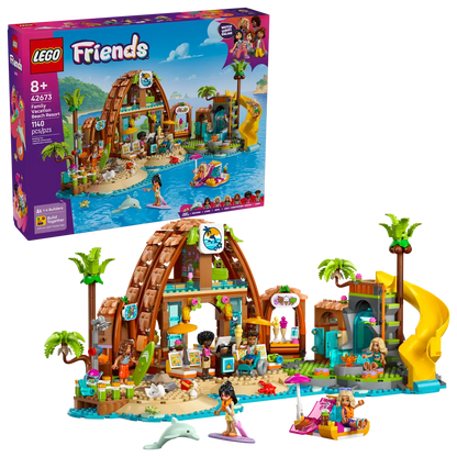 LEGO® Friends Family Vacation Beach Resort (42673)