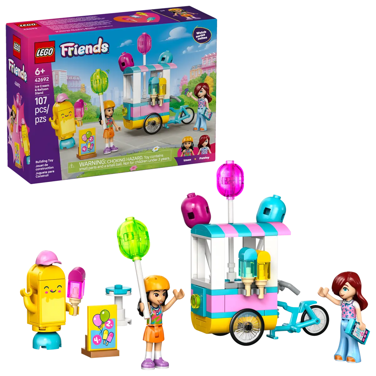 LEGO® Friends Ice Cream & Balloon Stand (42692)