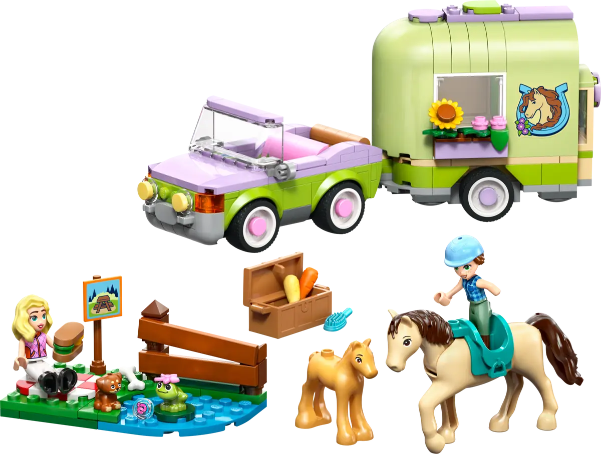 LEGO® Friends Horse & Baby Foal Trailer (42695)