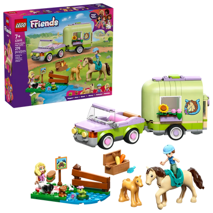 LEGO® Friends Horse & Baby Foal Trailer (42695)