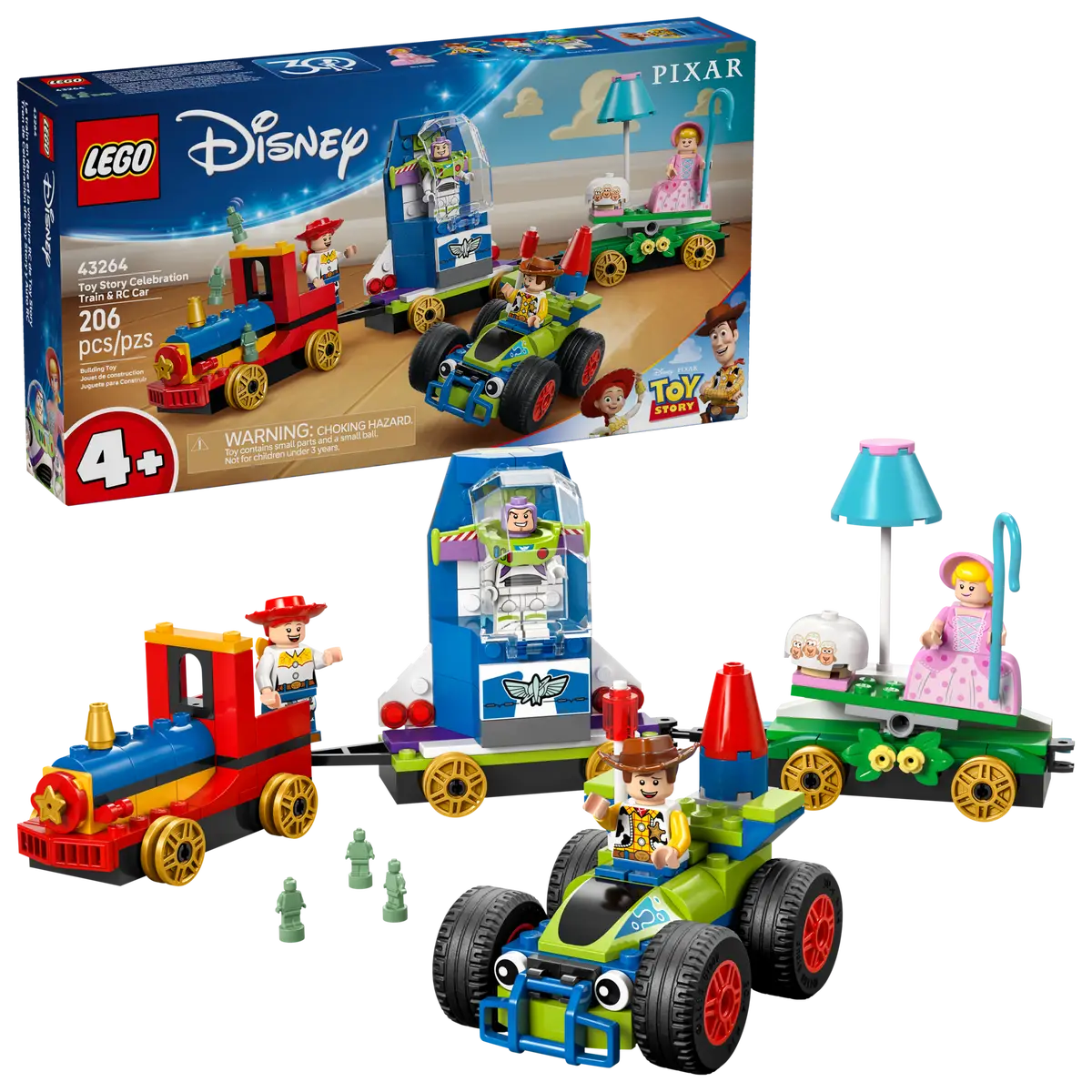 LEGO® Disney Toy Story Celebration Train & RC Car (43264)