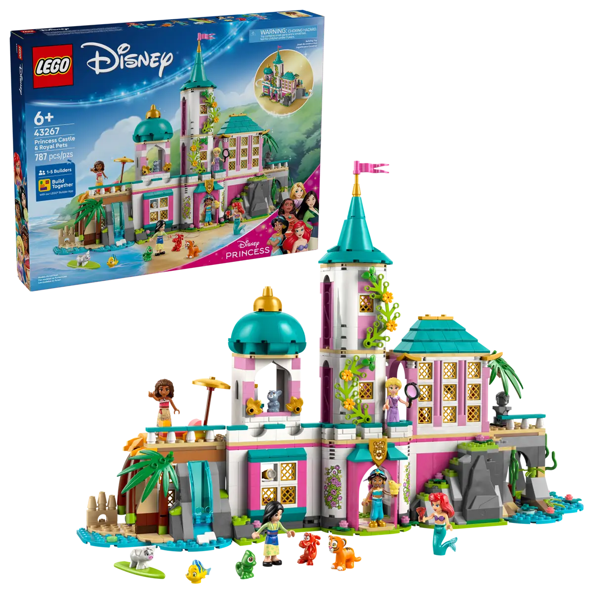 LEGO® Disney Princess Castle & Royal Pets (43267)