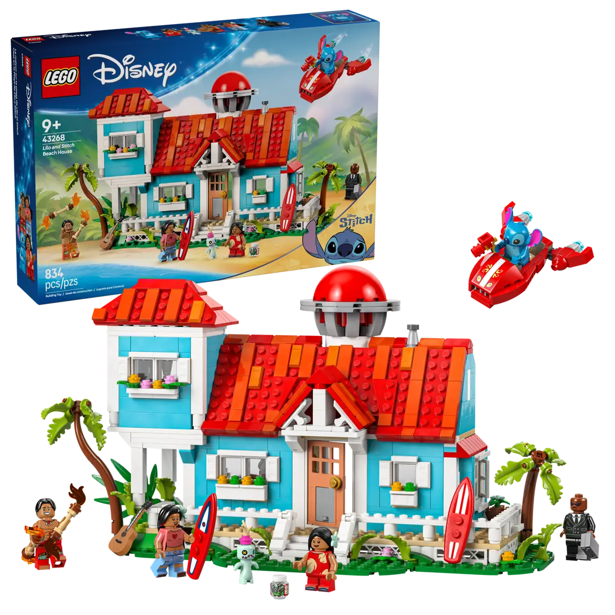 LEGO® Disney Lilo and Stitch Beach House (43268)
