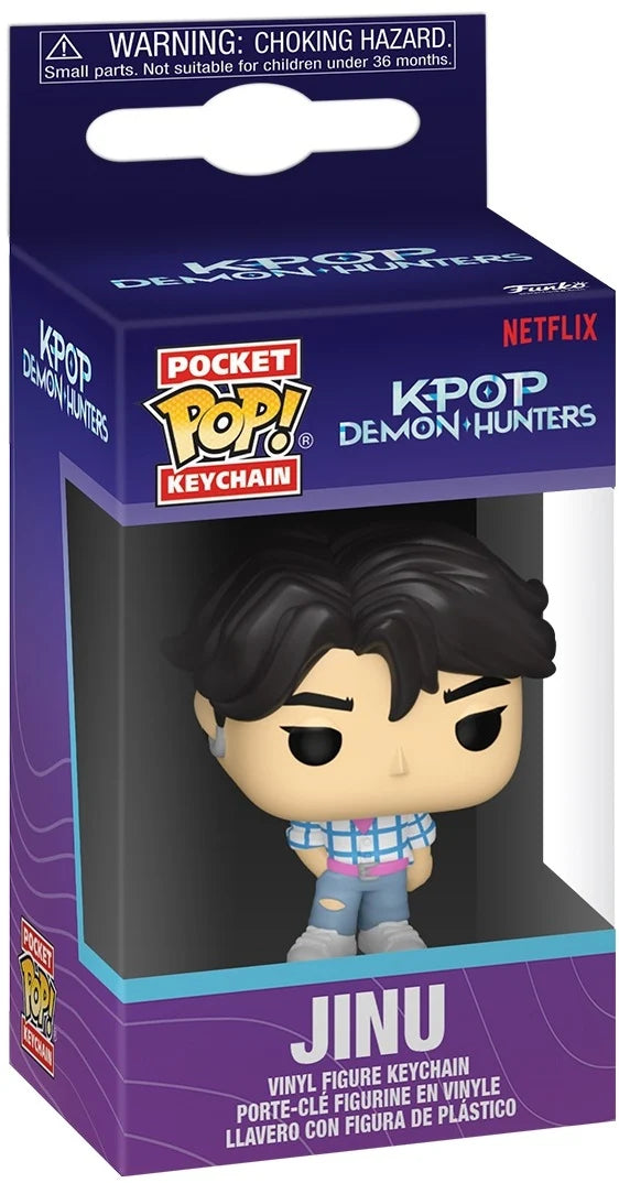 KPop Demon Hunters Jinu Funko Pocket PoP! Key Chain