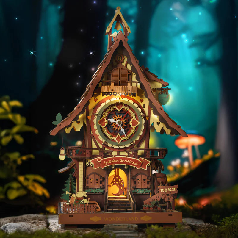 Cuckoo Clock - Stained Wood