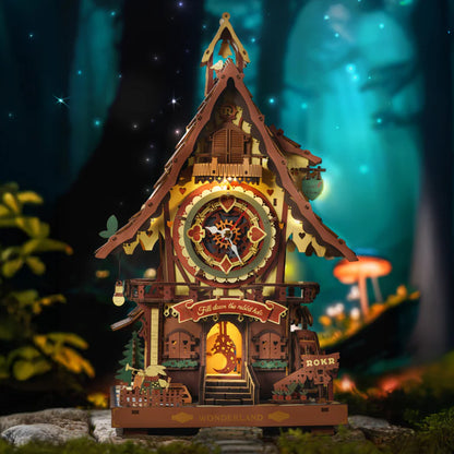 Cuckoo Clock - Stained Wood