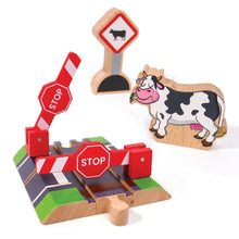 Wooden Railroad Crossing