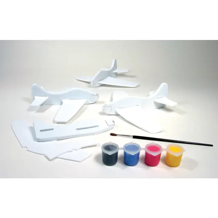 4 Foam Fliers Stunt Mini Kit - Diy Craft Kit