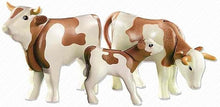 Brown and White Cow Family (PM-6356)*