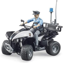 Bruder 63011 Police Quad w Light Skin Policeman and Accessories