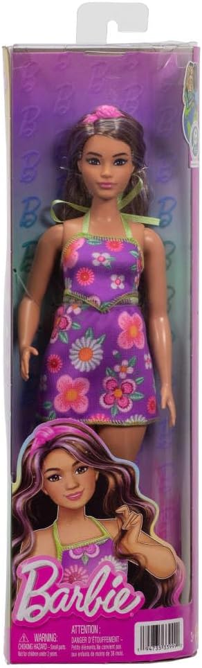 Barbie Fashionista - Purple Flower Dress 244