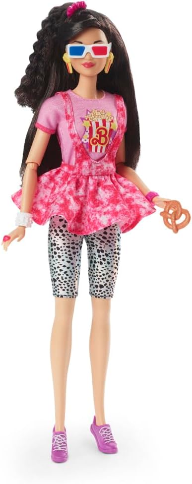*Barbie Signature Rewind 80s Edition Movie Night Doll Black Hair