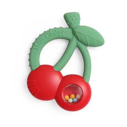 Bitzy Shake - Silicone Teeether with Rattle Cherries