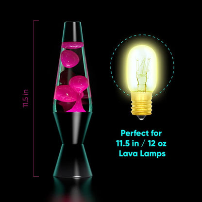 Lava Lamp 15 Watt Bulb 2-pack for 11.5in Lava Lamps