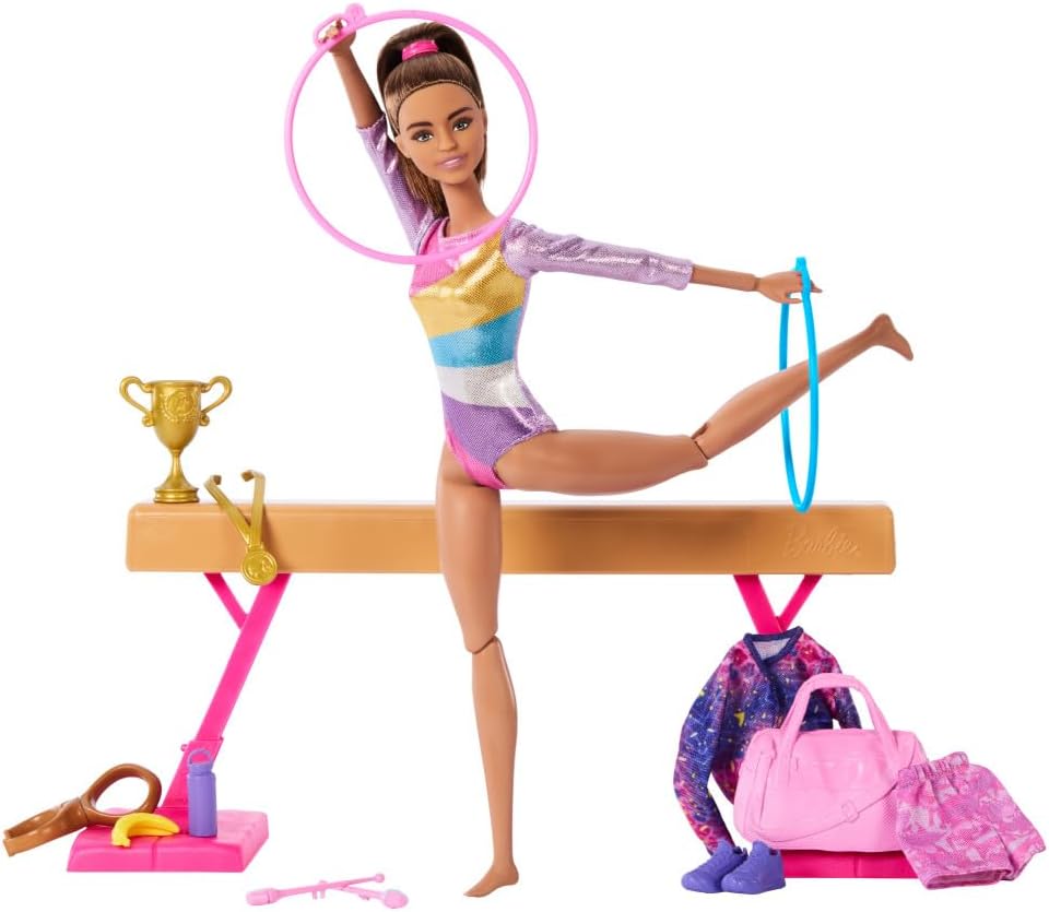 Barbie Gymnastics Playset with Latina Doll