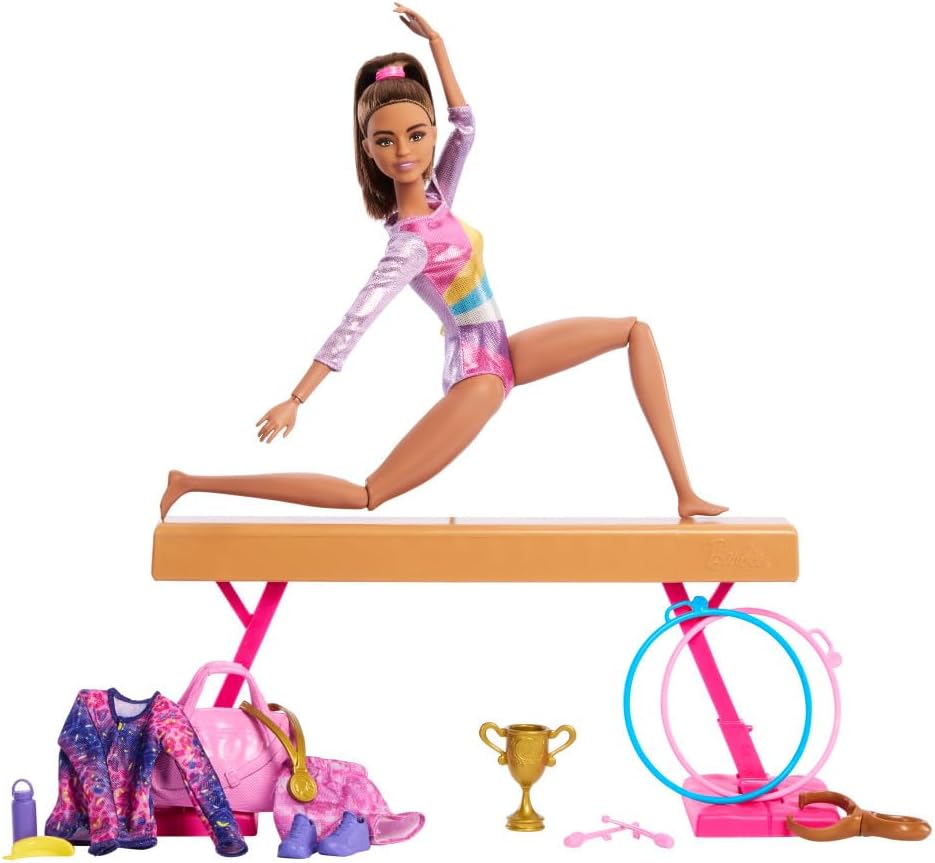 Barbie Gymnastics Playset with Latina Doll