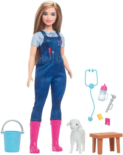 Barbie 65th Anniversary Doll Farm Veterinarian Blonde