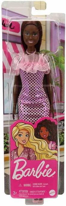 Barbie Glitz Doll Black Pink Mini-Dress