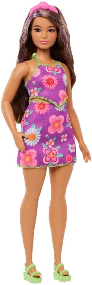 Barbie Fashionista - Purple Flower Dress 244
