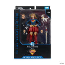 DC Deluxe Theatrical W4 Supergirl & Puppy Krypto 7-Inch Action Figure
