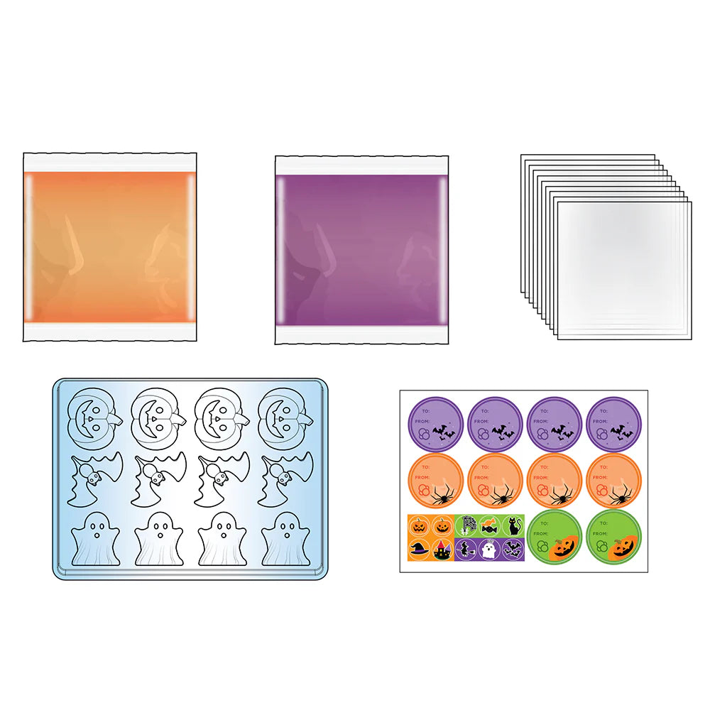Gummy Candy Kit - Pumpkins, Bats & Ghosts