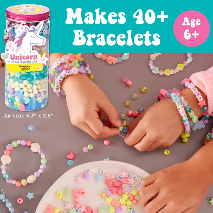 Bead Jewelry Jar Assorted