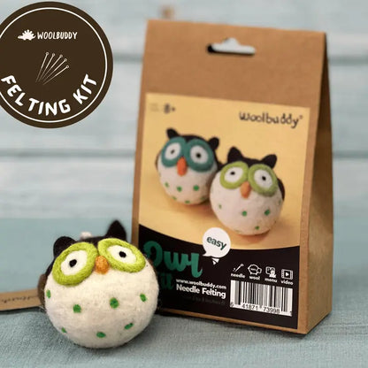 DIY - Needle Felting Kit - Owl Craft Kit for Beginners