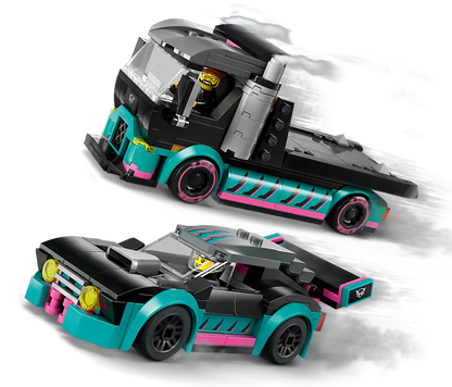 LEGO® City Race Car and Car Carrier Truck (60406)