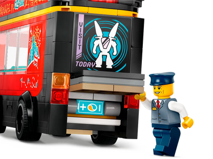 LEGO® City Red Double-Decker Sightseeing Bus (60407)